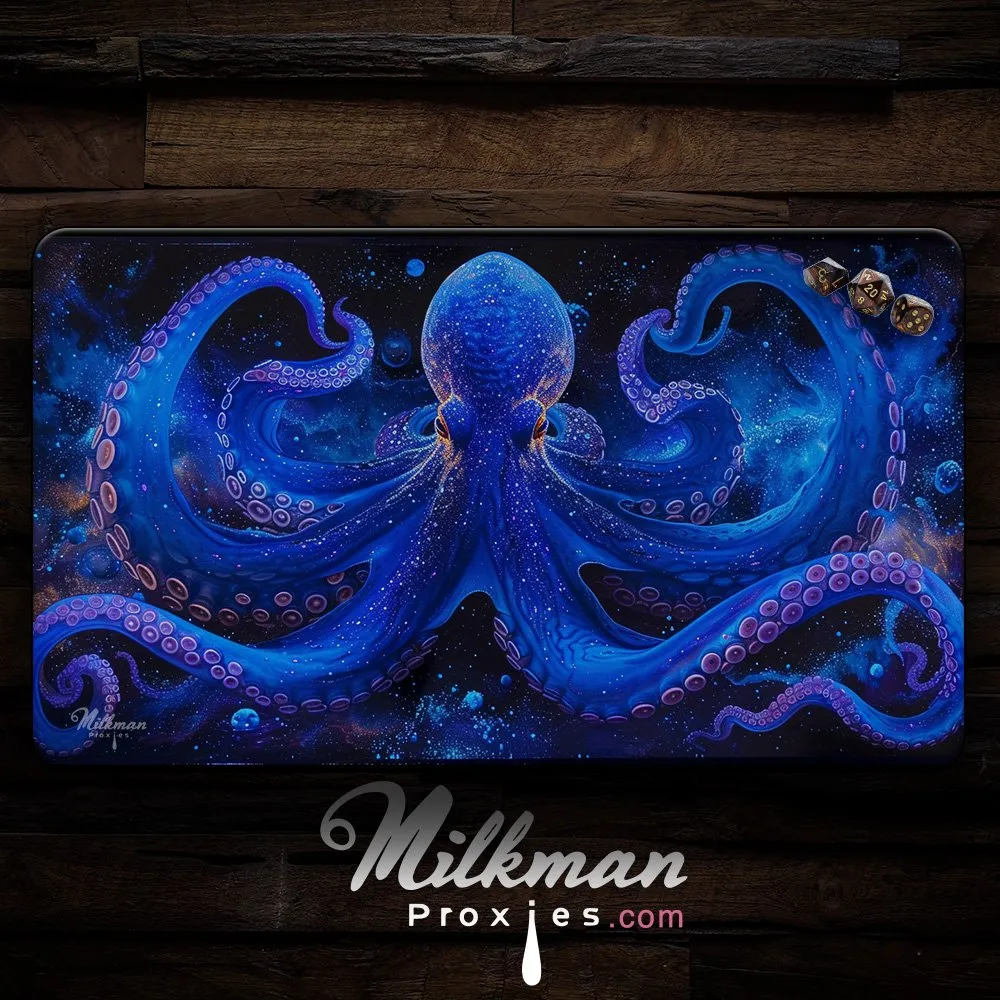 The Cosmic Octopus In Deep Space Playmat - MilkMan Proxies